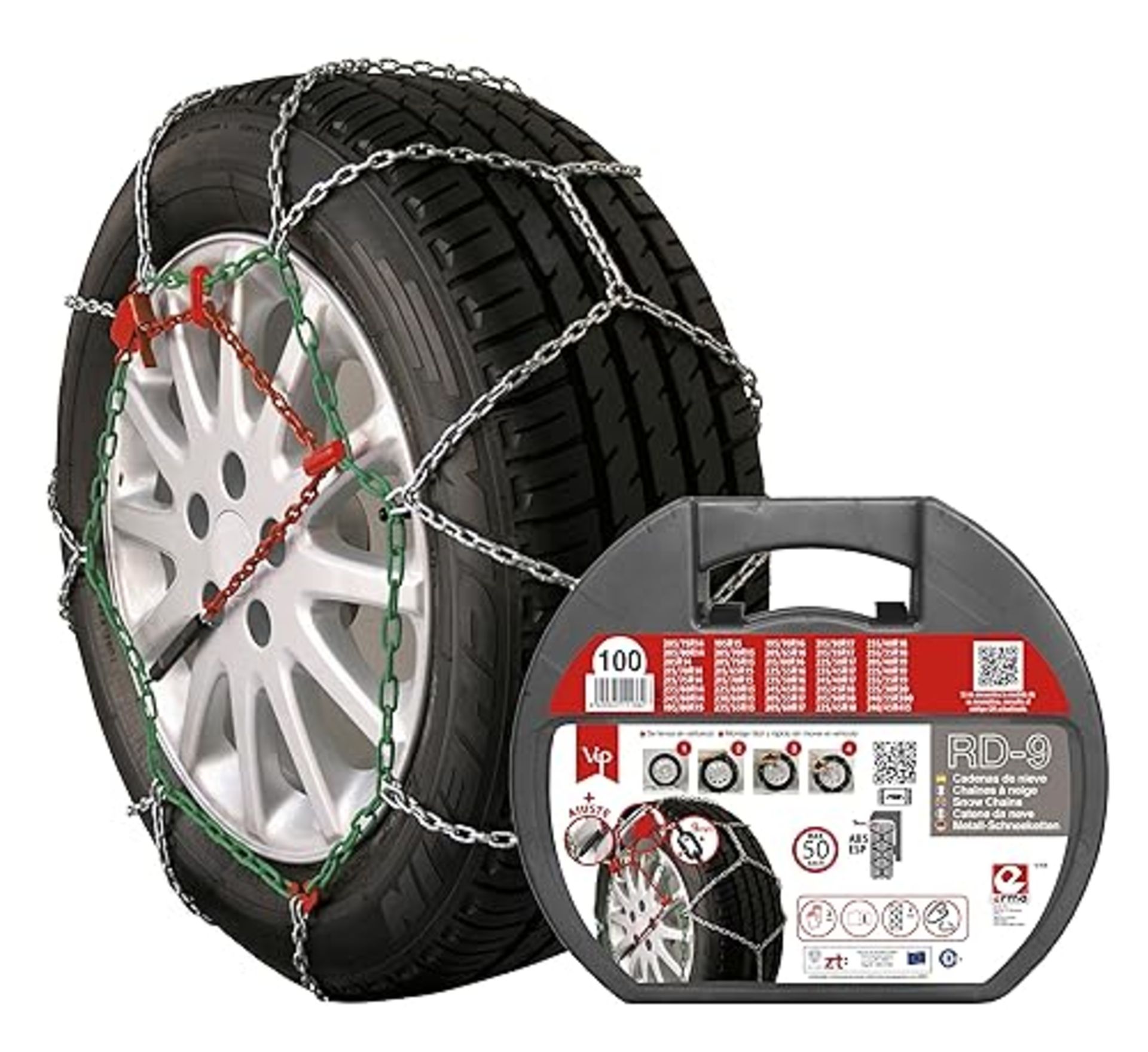 Snow chains made of metal mm size no. 100