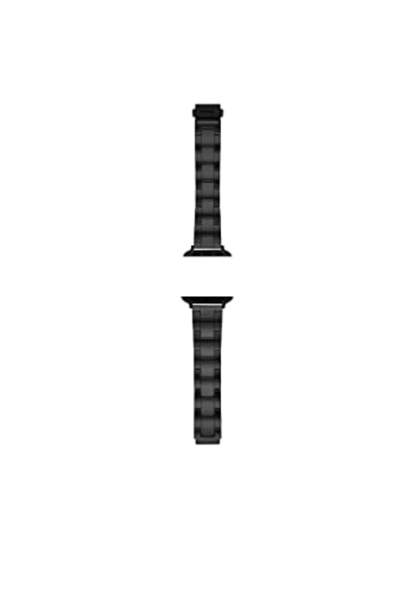 RRP £78.00 Fossil bracelet compatible with Apple Watch, 38/40/41 mm - 18 mm black ceramic, S38001