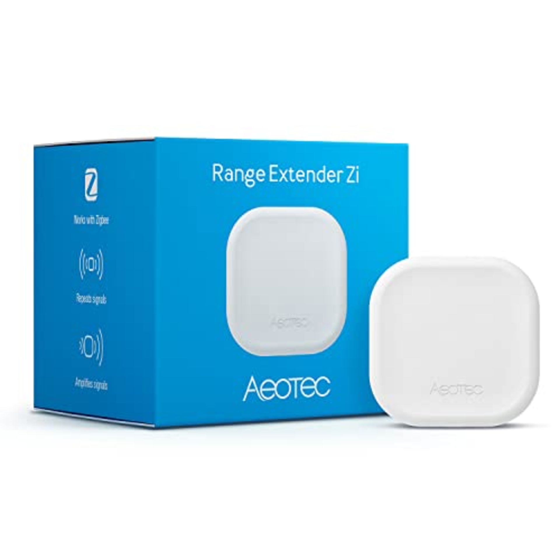 Aeotec Range Extender Zi | Zigbee Repeater | Range Extension | Zigbee | compatible wit