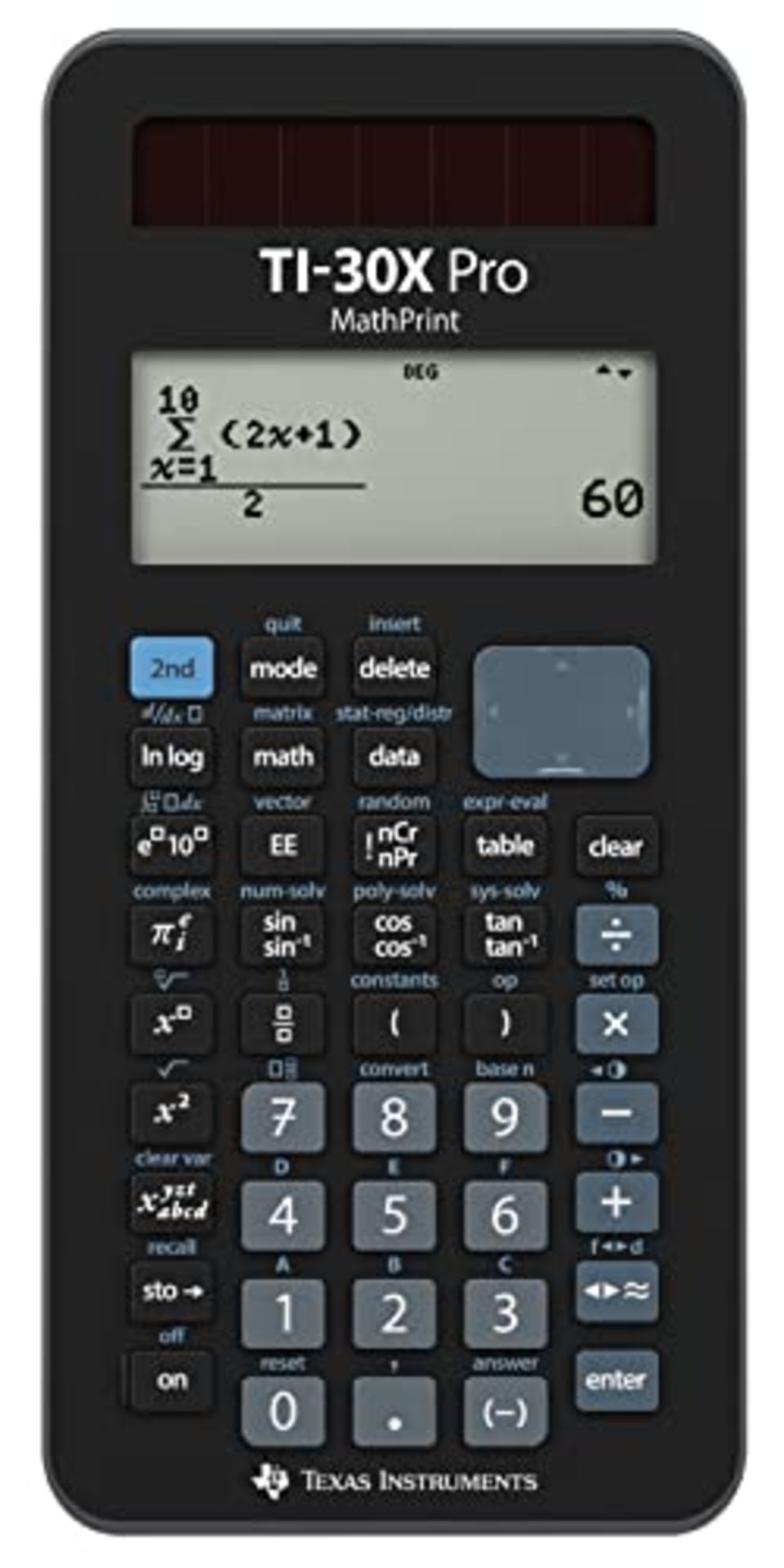 Texas Instruments TI-30X Pro Mathprint school calculator (4-line high-resolution displ