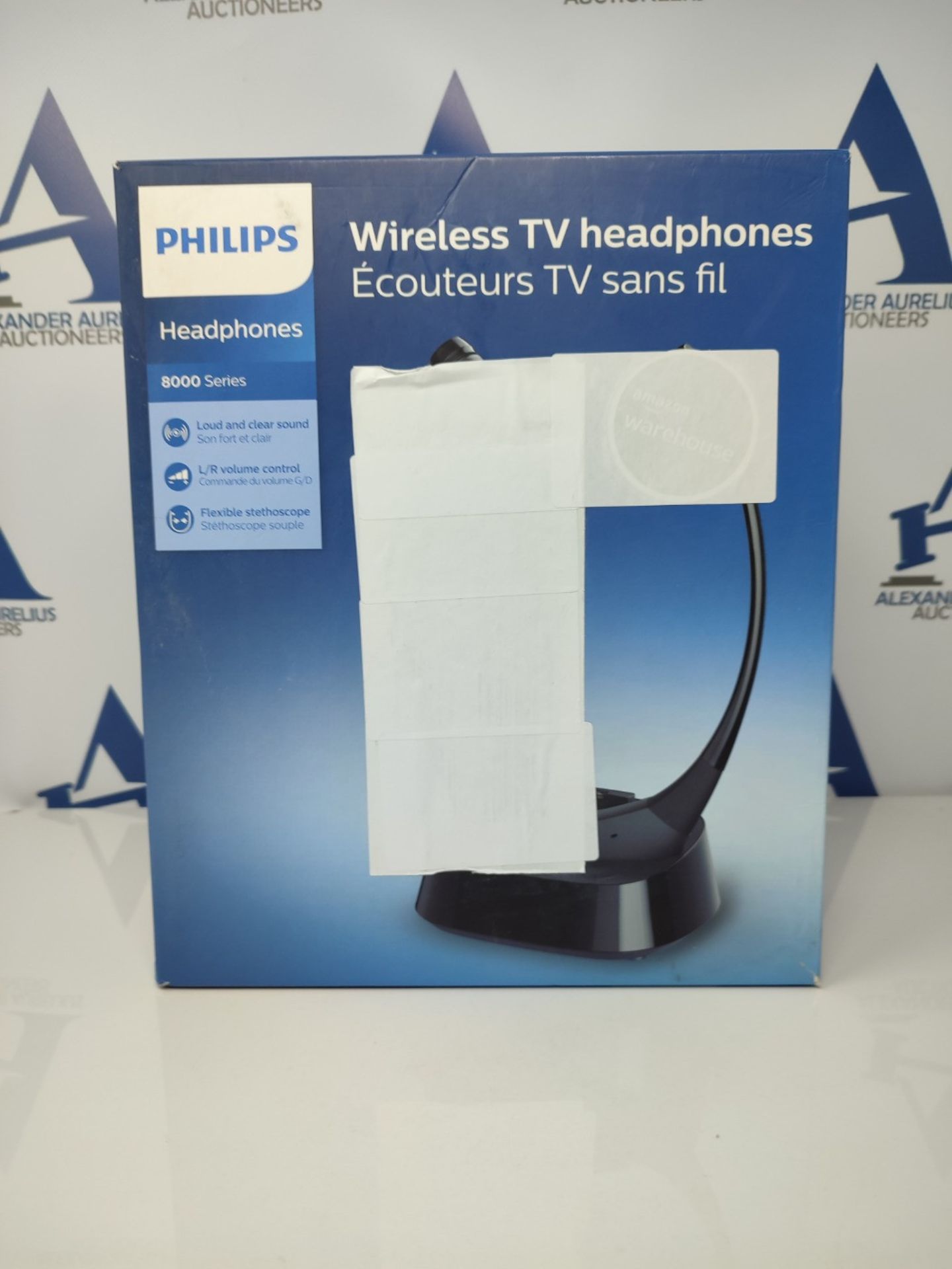 RRP £177.00 Philips Audio E8005BK/10 In-Ear TV Headphones with Digital Wireless Connection (40-m W - Image 2 of 3