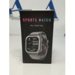 Men's smartwatch with phone function 1.8" DIY HD Full Touchscreen Watch 100+ Sports mo