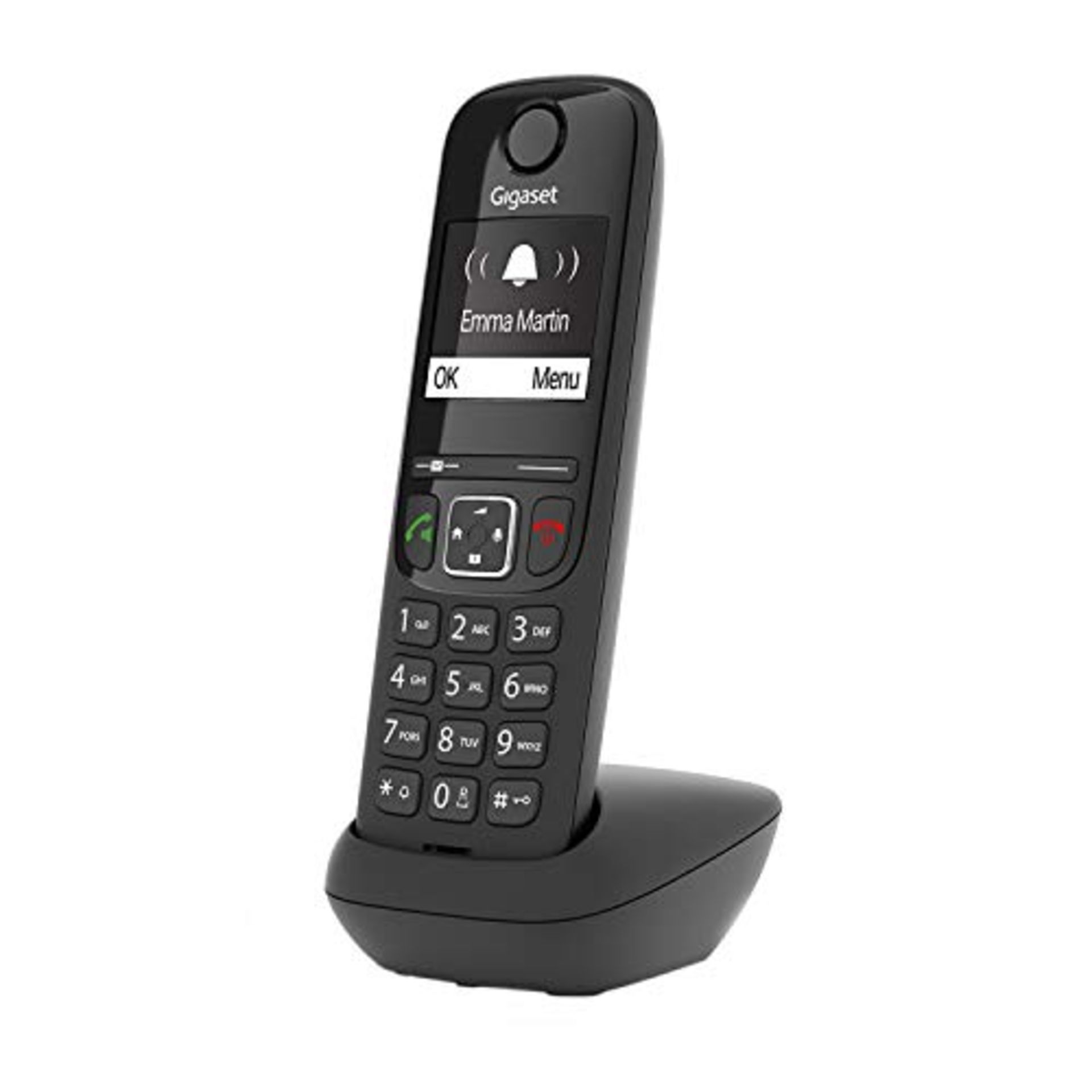 Gigaset AS690HX - DECT handset with charging cradle - high-quality cordless phone for