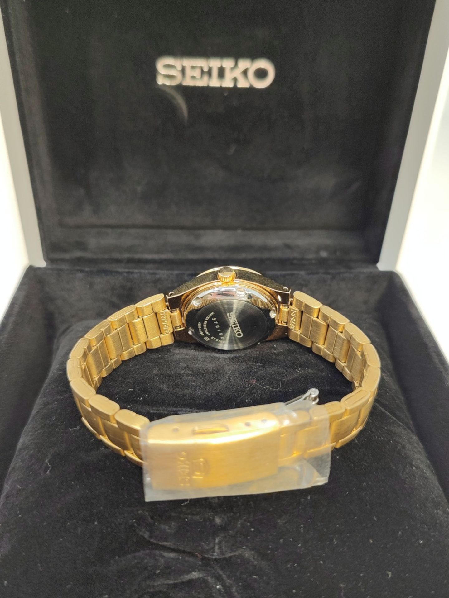 RRP £100.00 Seiko Ladies Automatic Analog Watch with Stainless Steel Bracelet SYMC18K1 - Bild 3 aus 3