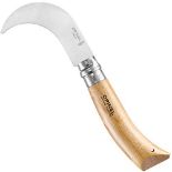 OPINEL - N°10 Garden Knife - Folding Garden Knife with Curved Stainless Steel Blade -