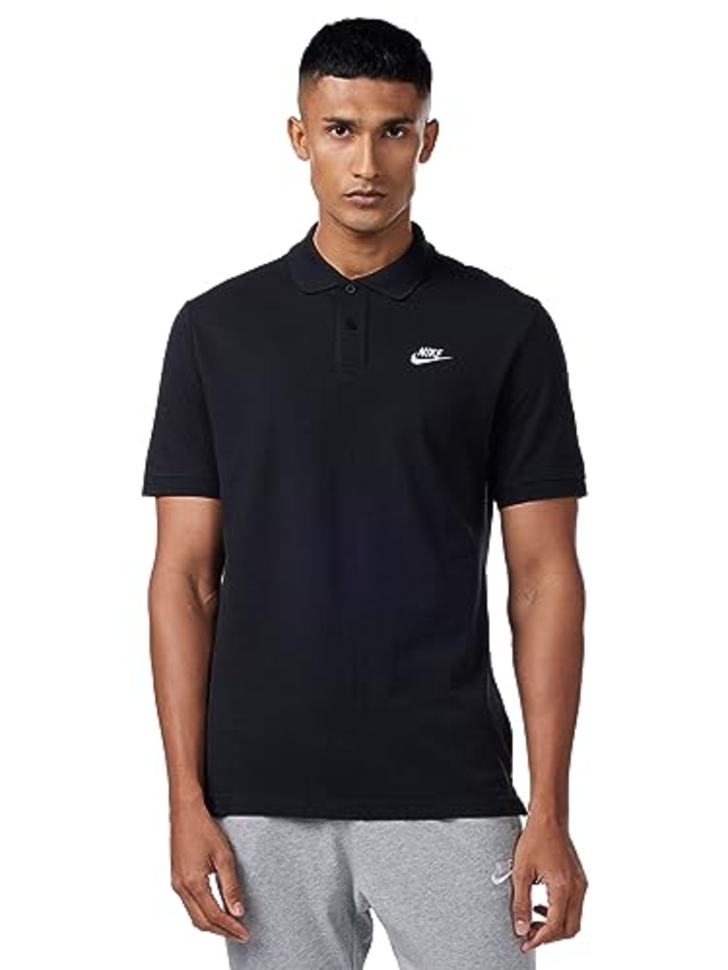 Nike Men's T-shirt, Black/White, L