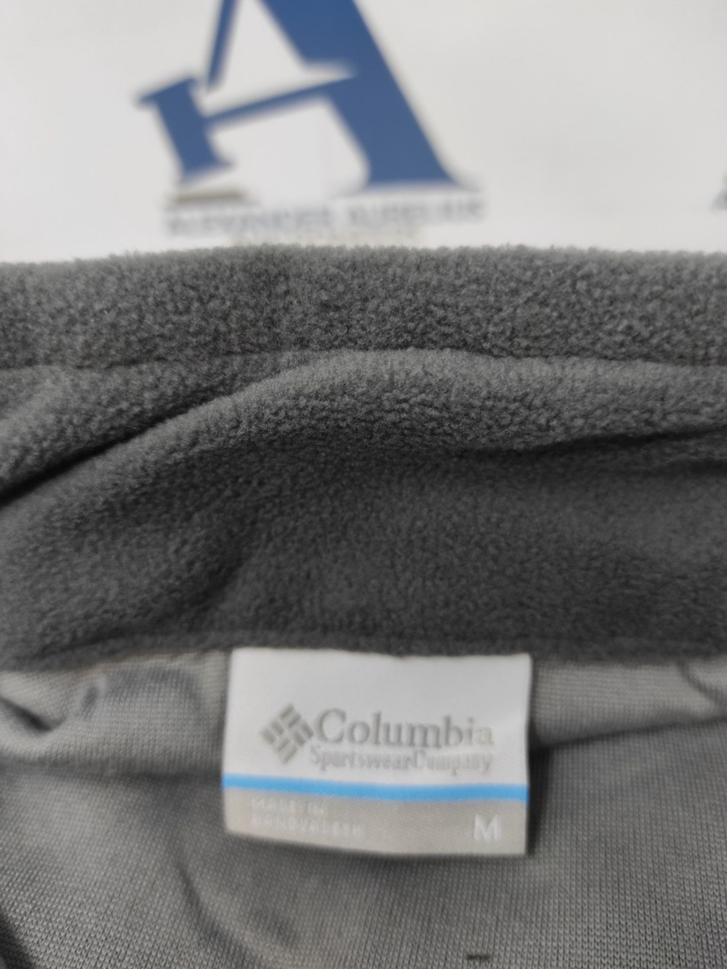 Columbia Klamath Range II Half Zip Fleece Pullover for Men, City Grey, Shark - Image 3 of 3