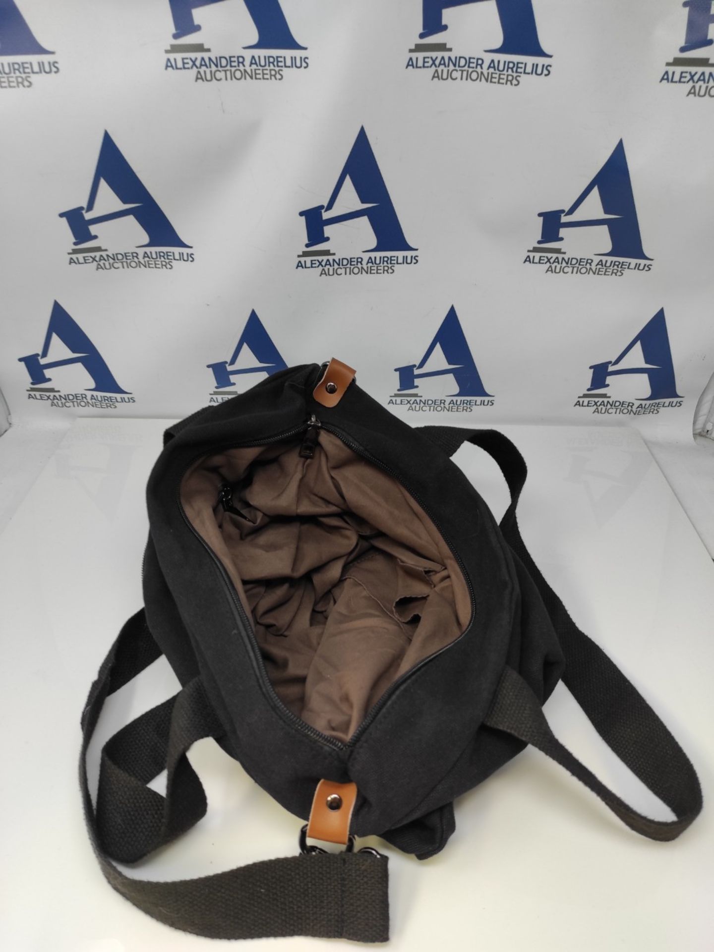 JANSBEN Women's Canvas Handbag Shoulder Bag Beach Bag Casual Multifunctional Crossbody - Image 2 of 2