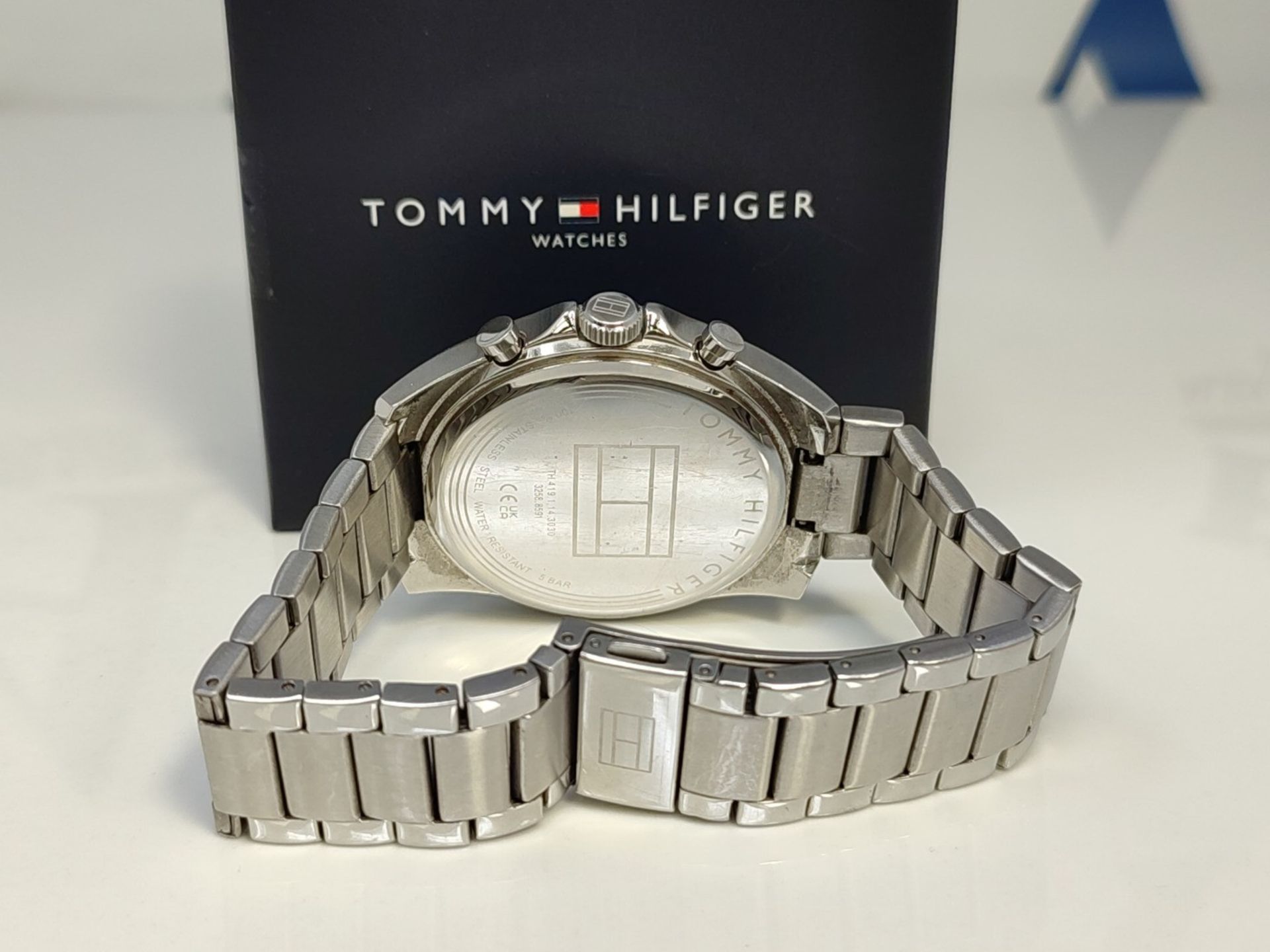RRP £135.00 Tommy Hilfiger Multi Dial Quartz Men's Watch with Silver Stainless Steel Bracelet - 17 - Image 3 of 3