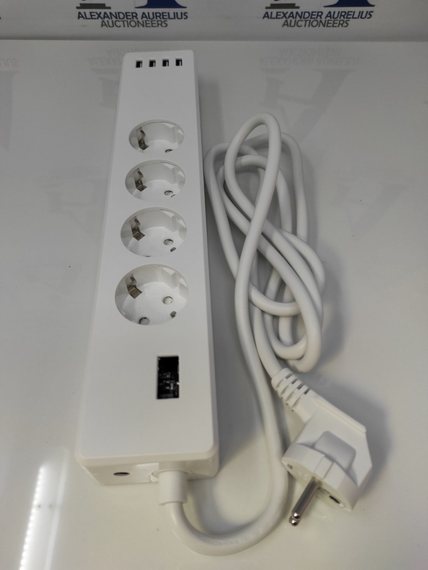 Meross 4000W WiFi Smart Power Strip Alexa, Voice Control Power Strip with 4 Sockets 4 - Image 2 of 2