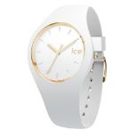 RRP £59.00 ICE-WATCH - Ice Glam White - White Watch for Women with Silicone Bracelet - 000917 (Me