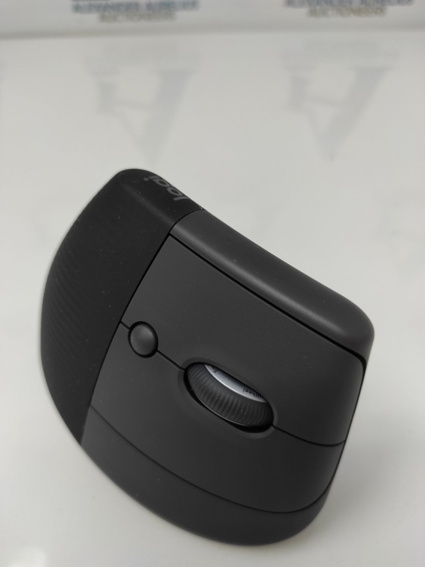 RRP £57.00 Logitech Lift Vertical Ergonomic Mouse, Wireless, Bluetooth or Logi Bolt USB Receiver, - Image 3 of 3