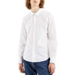 Levi's Long-Sleeve Battery Housemark Slim Shirt Men, White, XL