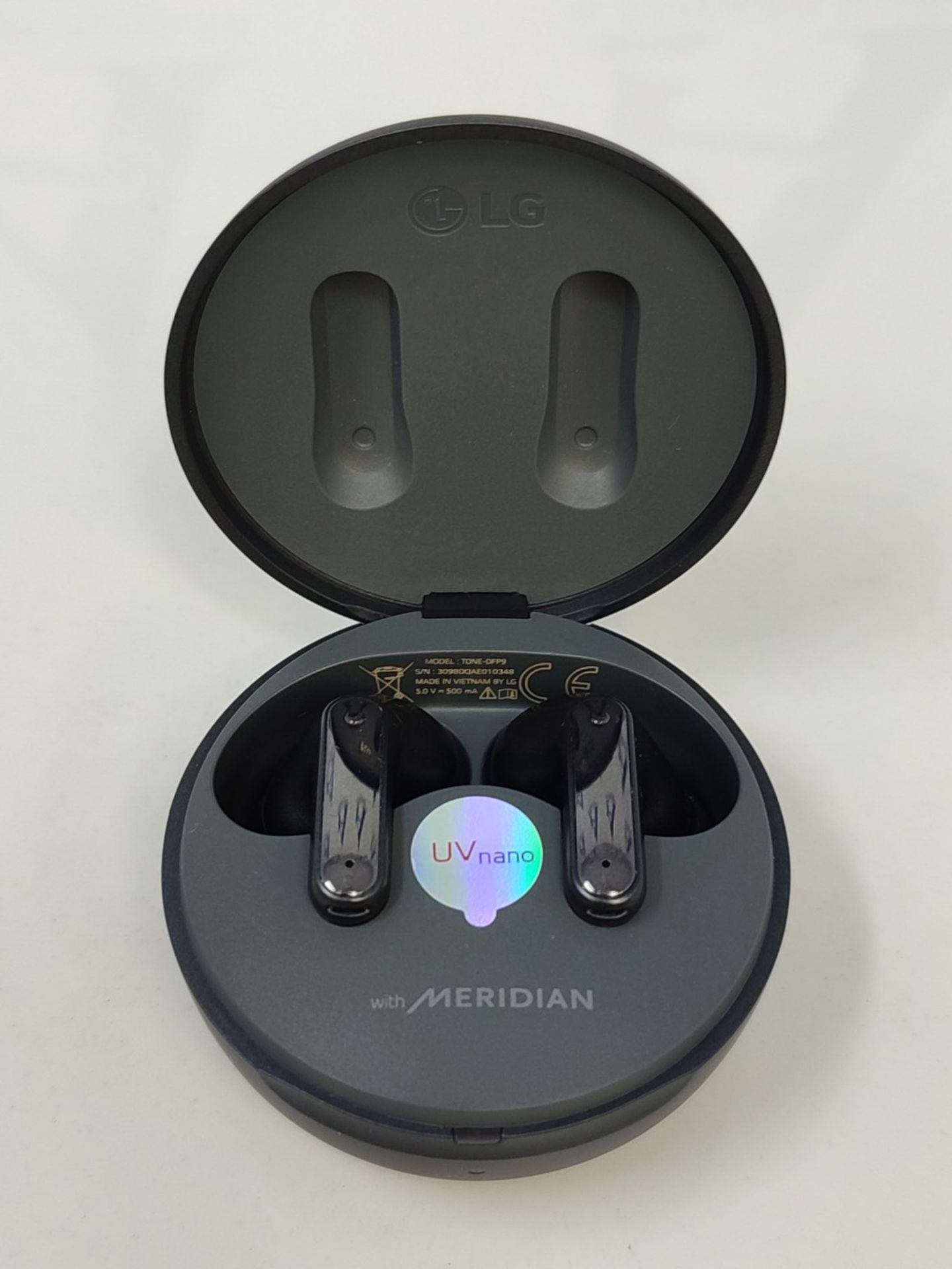 RRP £84.00 LG TONE Free DFP9 In-Ear Bluetooth headphones with MERIDIAN sound and Active Noise Can - Image 2 of 3