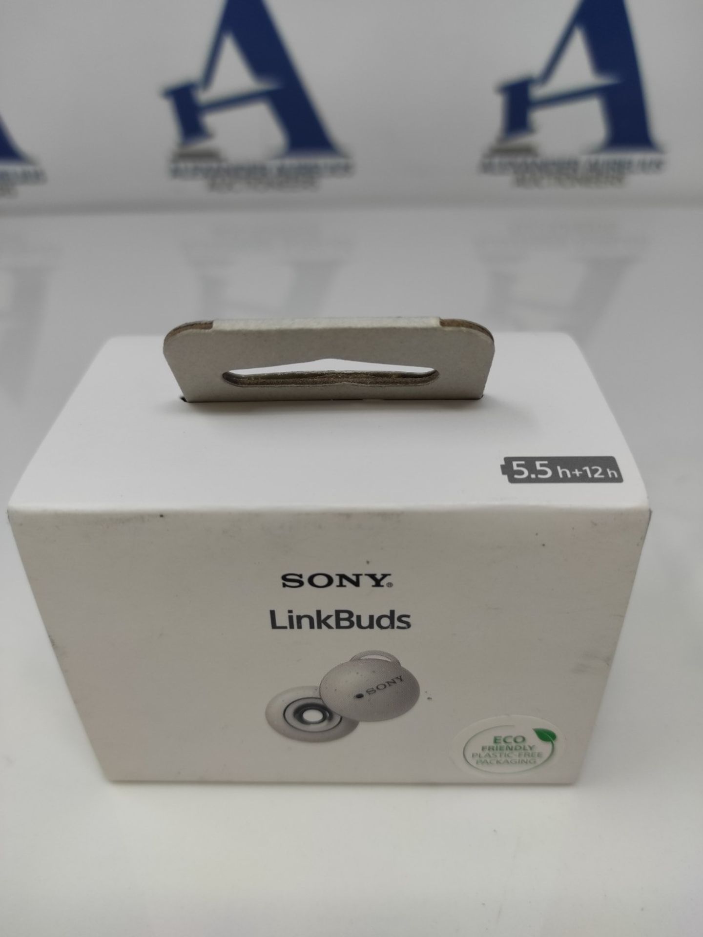 RRP £138.00 Sony, WFL900W.CE7 - Wireless Headphones, The new open ring design concept of LinkBuds - Image 2 of 3