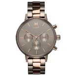 RRP £98.00 MVMT Analog Quartz Watch for Women with Rose Gold Stainless Steel Bracelet - D-FC01-TI
