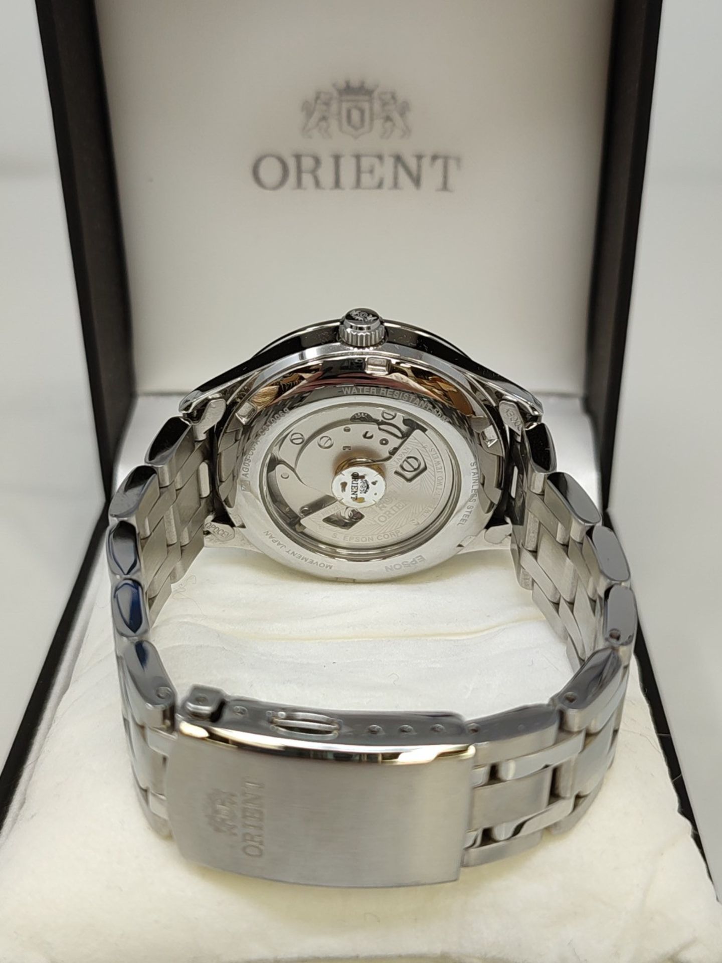 RRP £208.00 ORIENT Men's Analog Automatic Watch with Stainless Steel Bracelet FAG03001B0. - Image 3 of 3