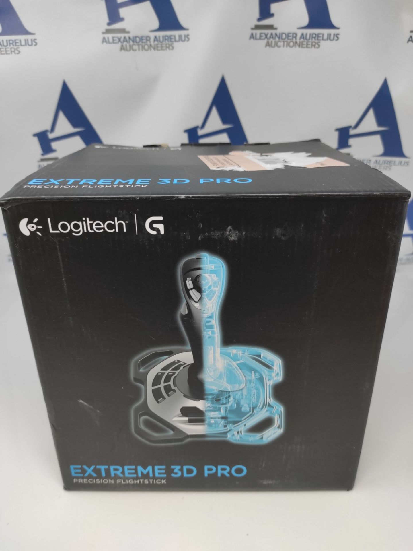 RRP £62.00 Logitech G Extreme 3D Pro Joystick, Rudder Control with Twist Axis, 12 Programmable Bu - Image 2 of 3