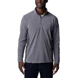 Columbia Klamath Range II Half Zip Fleece Pullover for Men, City Grey, Shark