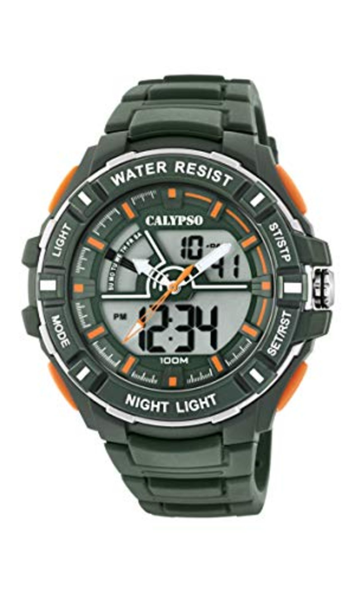 Calypso Men's Analog-Digital Quartz Watch with Plastic Bracelet K5769/5