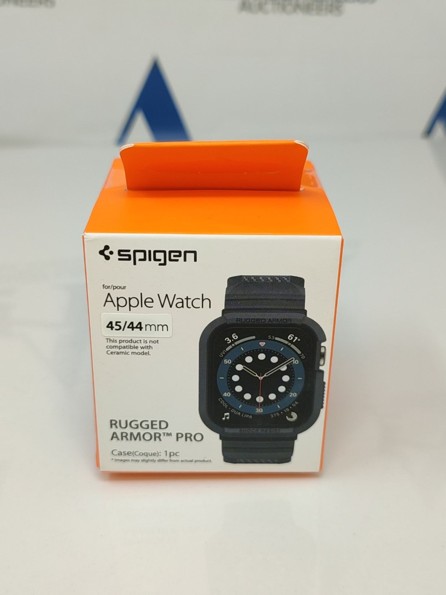 Spigen Rugged Armor Pro case with strap Compatible with Apple Watch Series 9/8/7(45mm) - Image 2 of 3
