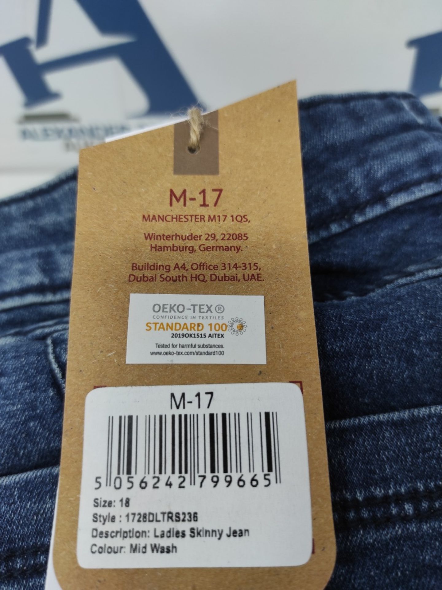 M17 5056242799665 Women Ladies Skinny Fit Denim Casual Cotton Classic Jeans with Zip P - Image 2 of 2