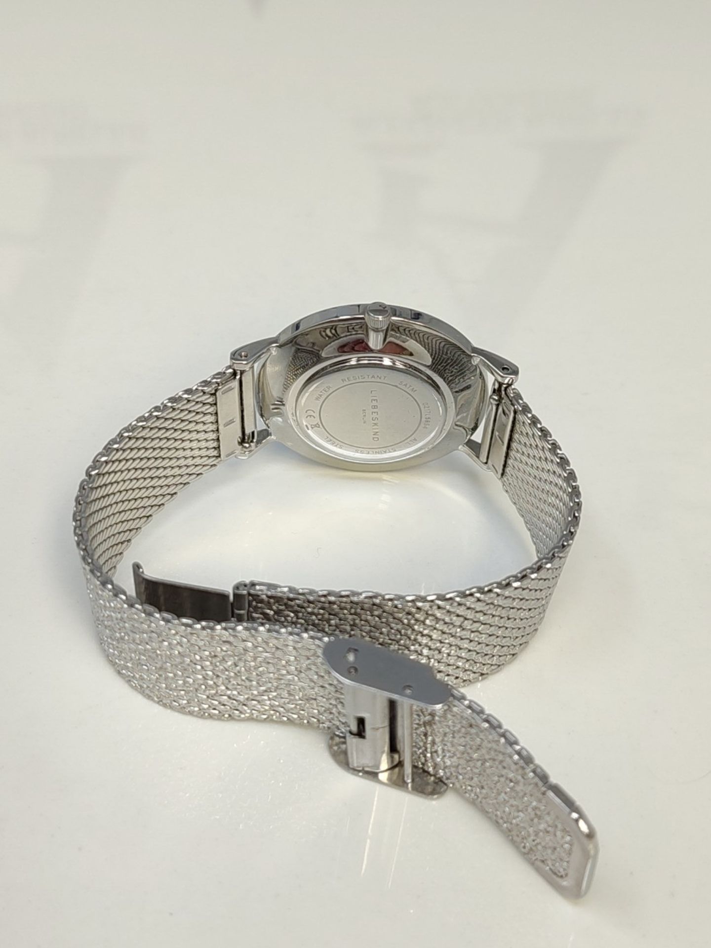 RRP £77.00 LIEBESKIND TIME & JEWEL Women's Analog Quartz Watch with Stainless Steel Bracelet LT-0 - Image 3 of 3