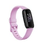 RRP £99.00 The Fitbit Inspire 3 is a black and lilac activity tracker for adults of any gender, a