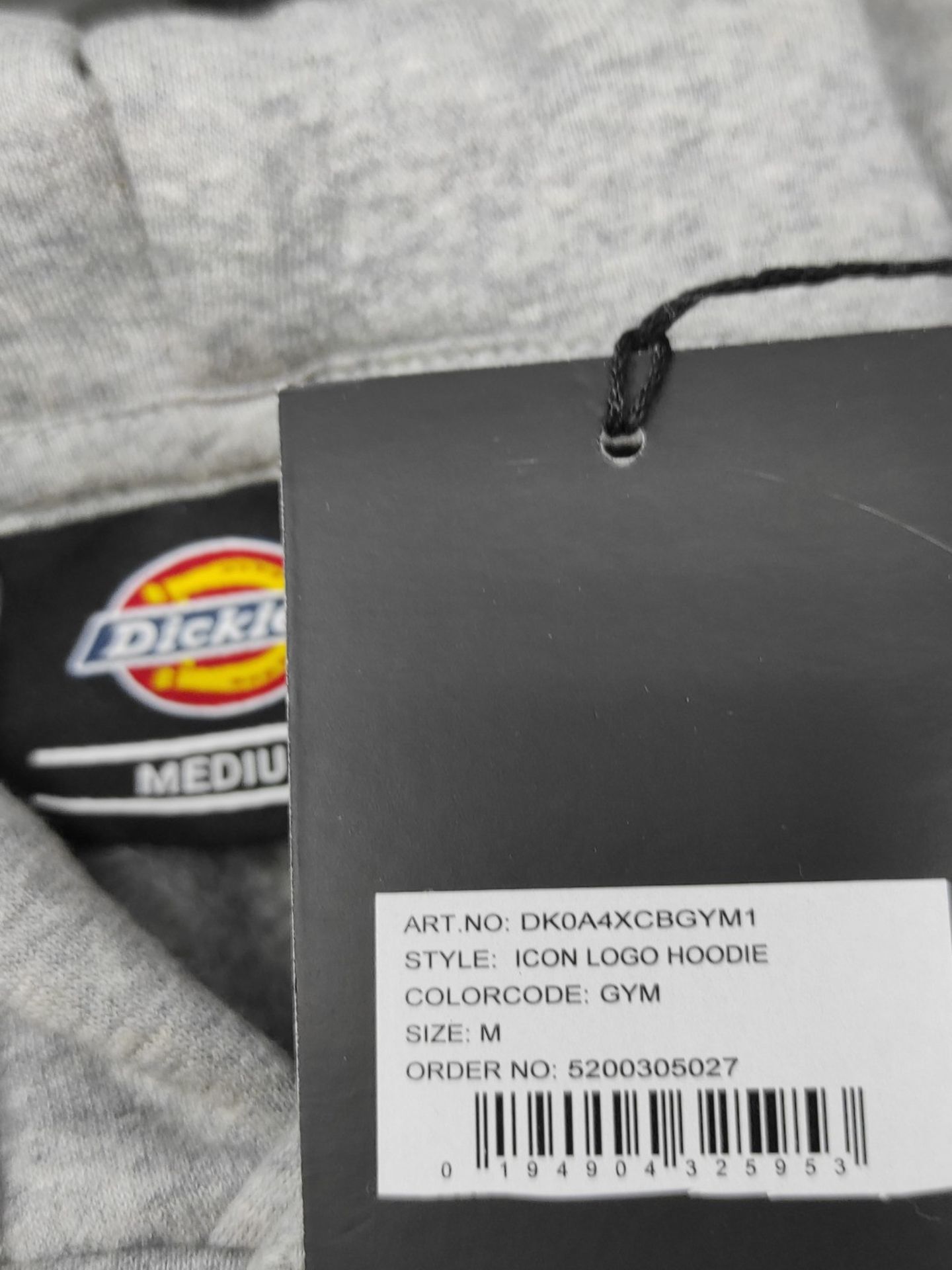 RRP £78.00 Dickies Icon Logo Hoody Men (Grey, m) - Image 2 of 2