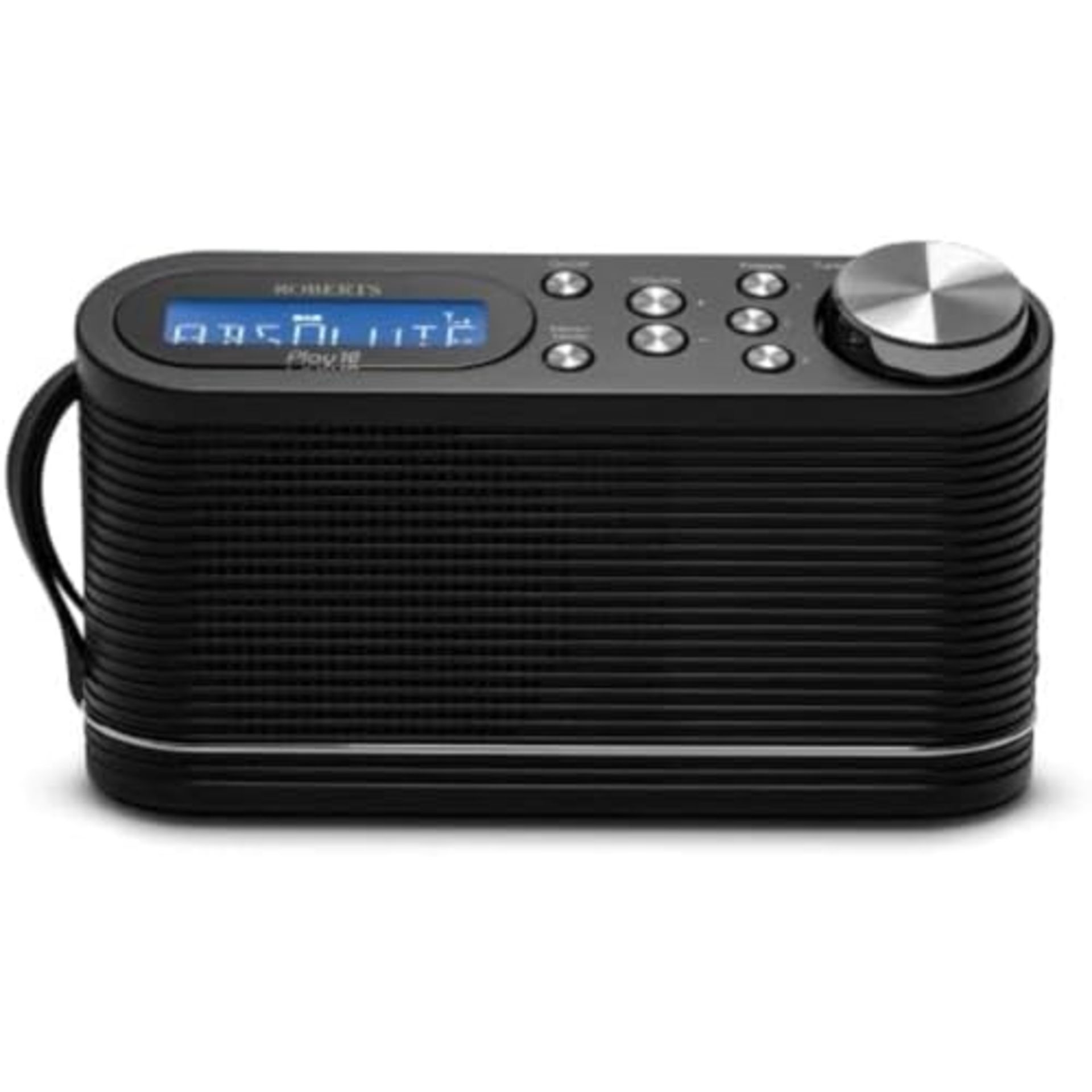 Roberts Play10 DAB/DAB plus/FM Digital Radio with Simple Presets - Black