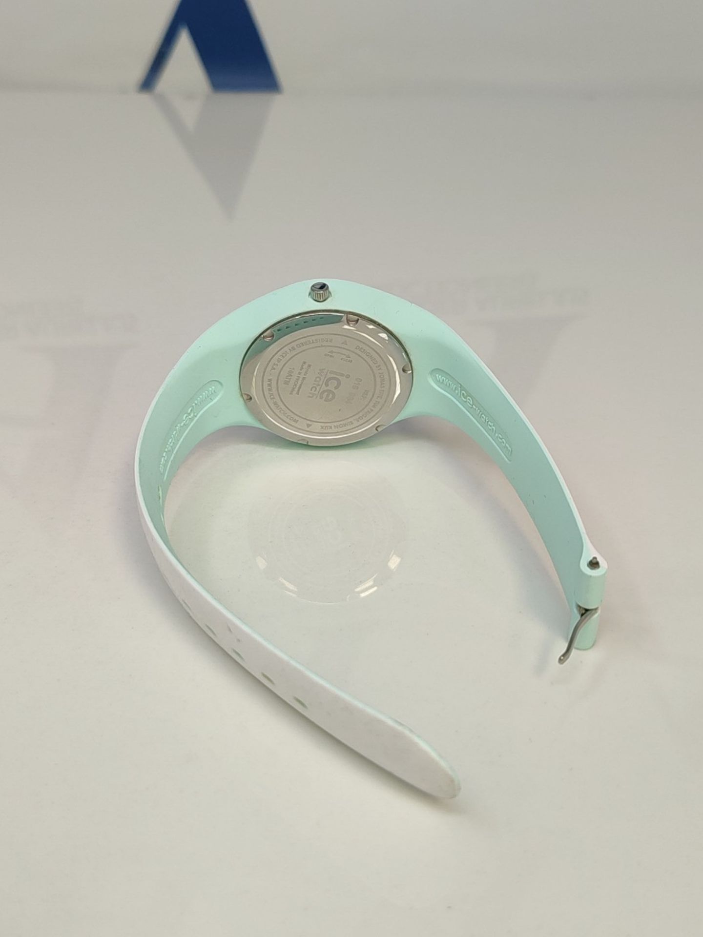 RRP £74.00 [INCOMPLETE] Ice-Watch - ICE Duo Chic White Aqua - Women's Wristwatch with Silicon Str - Bild 3 aus 3