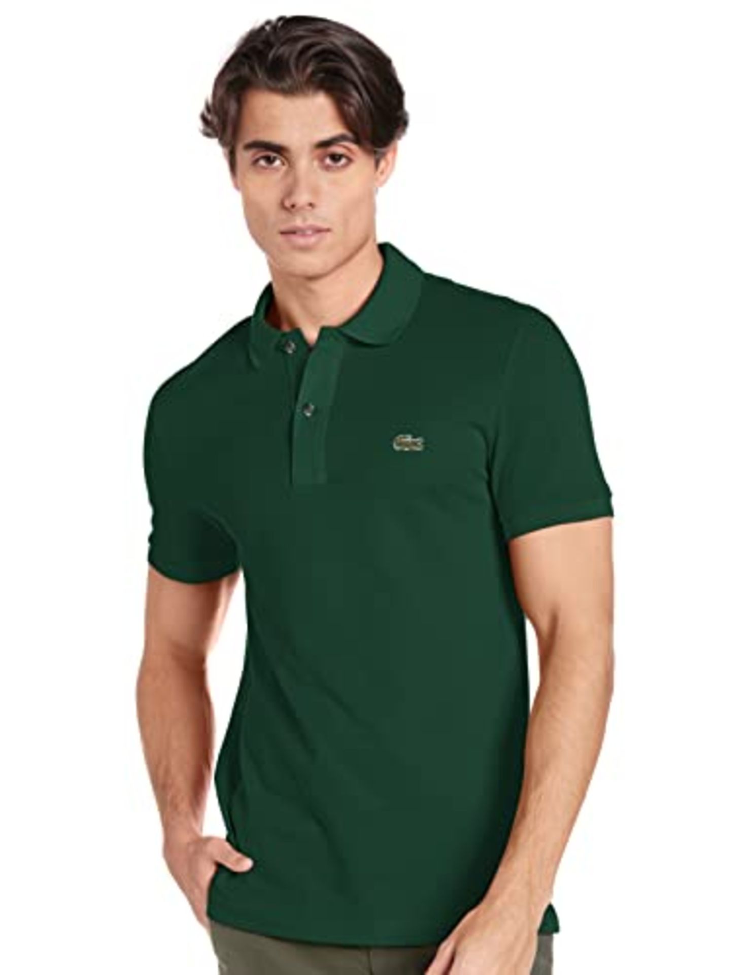 RRP £70.00 Lacoste Men's Polo Shirt Ph4012, Green, S
