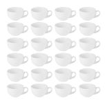 Olympia Athena Cappuccino Coffee Cups 220 ml/8 oz (Pack of 24), White Porcelain, Teacu