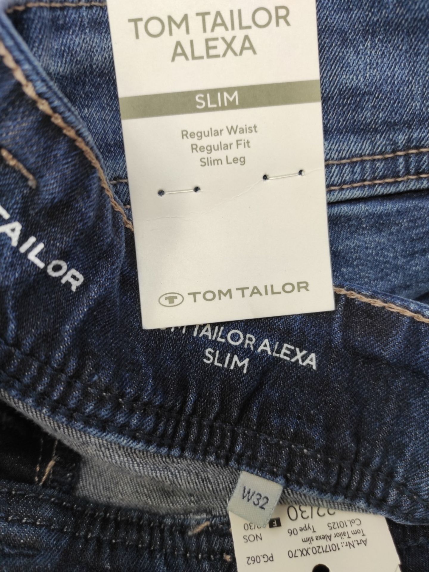 RRP £54.00 TOM TAILOR Women's Alexa Slim Jeans with Organic Cotton - Image 2 of 2