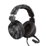 Trust Gaming GXT 433K Pylo Gaming Headset with Retractable Microphone, 50mm Drivers, 3