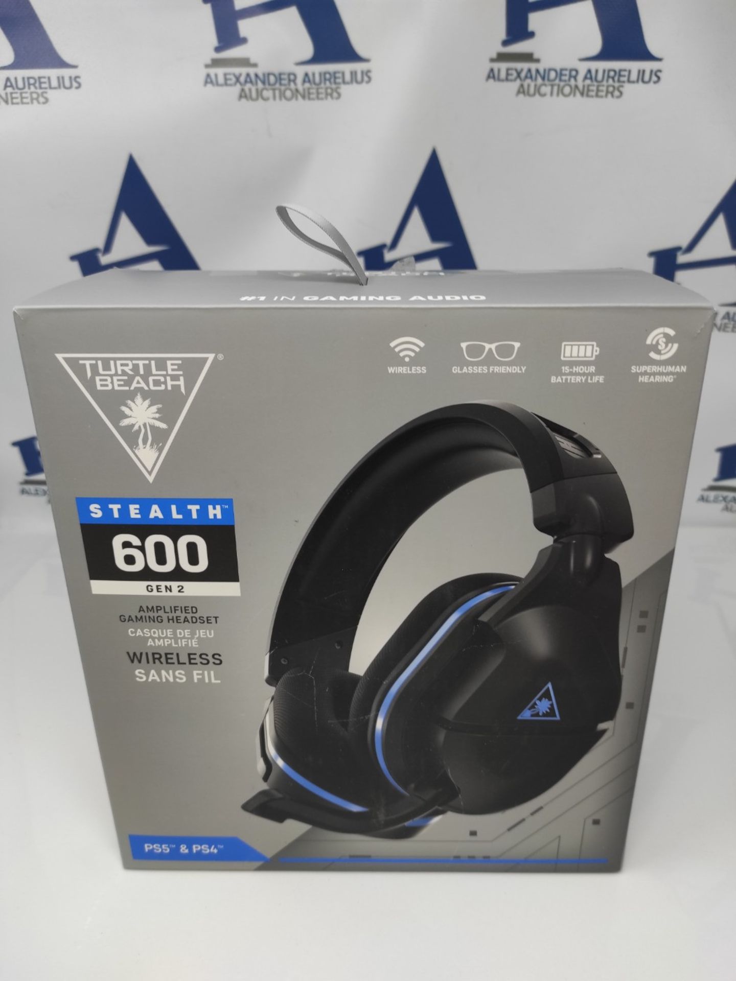 RRP £74.00 Turtle Beach Stealth 600 Gen 2 Black Multiplatform Wireless Gaming Headset with 15+ ho - Image 2 of 3