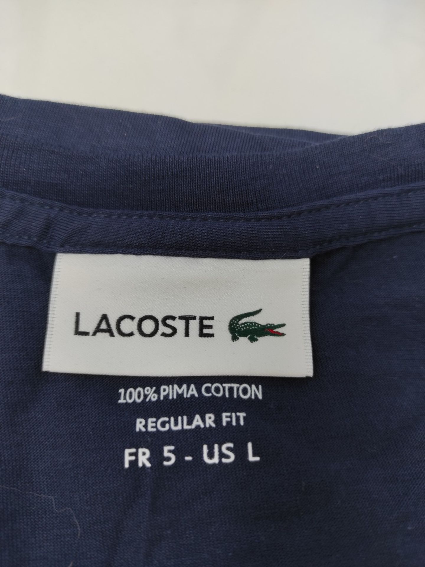 Lacoste T-shirt Regular Fit Men, Navy, L. - Image 3 of 3