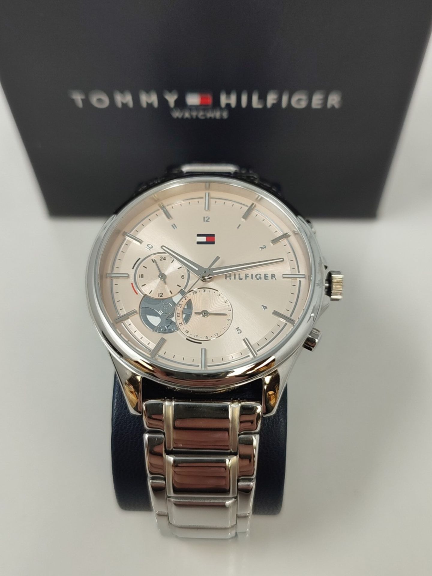 RRP £114.00 Tommy Hilfiger Multi Dial Quartz Watch for Women with Silver Stainless Steel Bracelet - Image 2 of 3