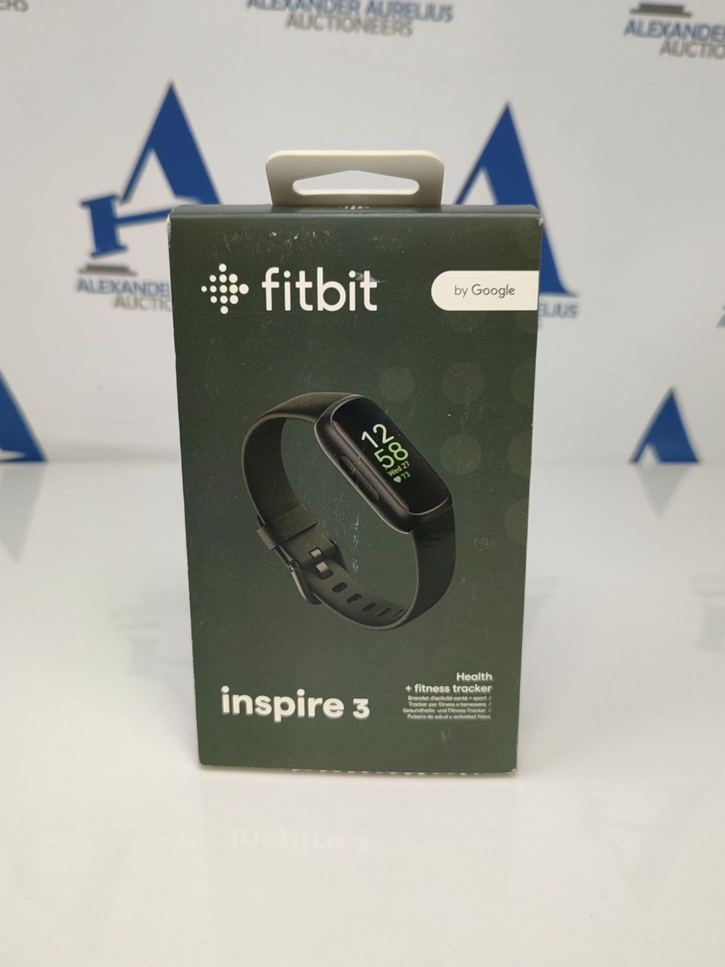 RRP £92.00 Fitbit Inspire 3, Black/Midnight Zen, Activity Tracker Unisex-Adult, Black, One Size - Image 2 of 3