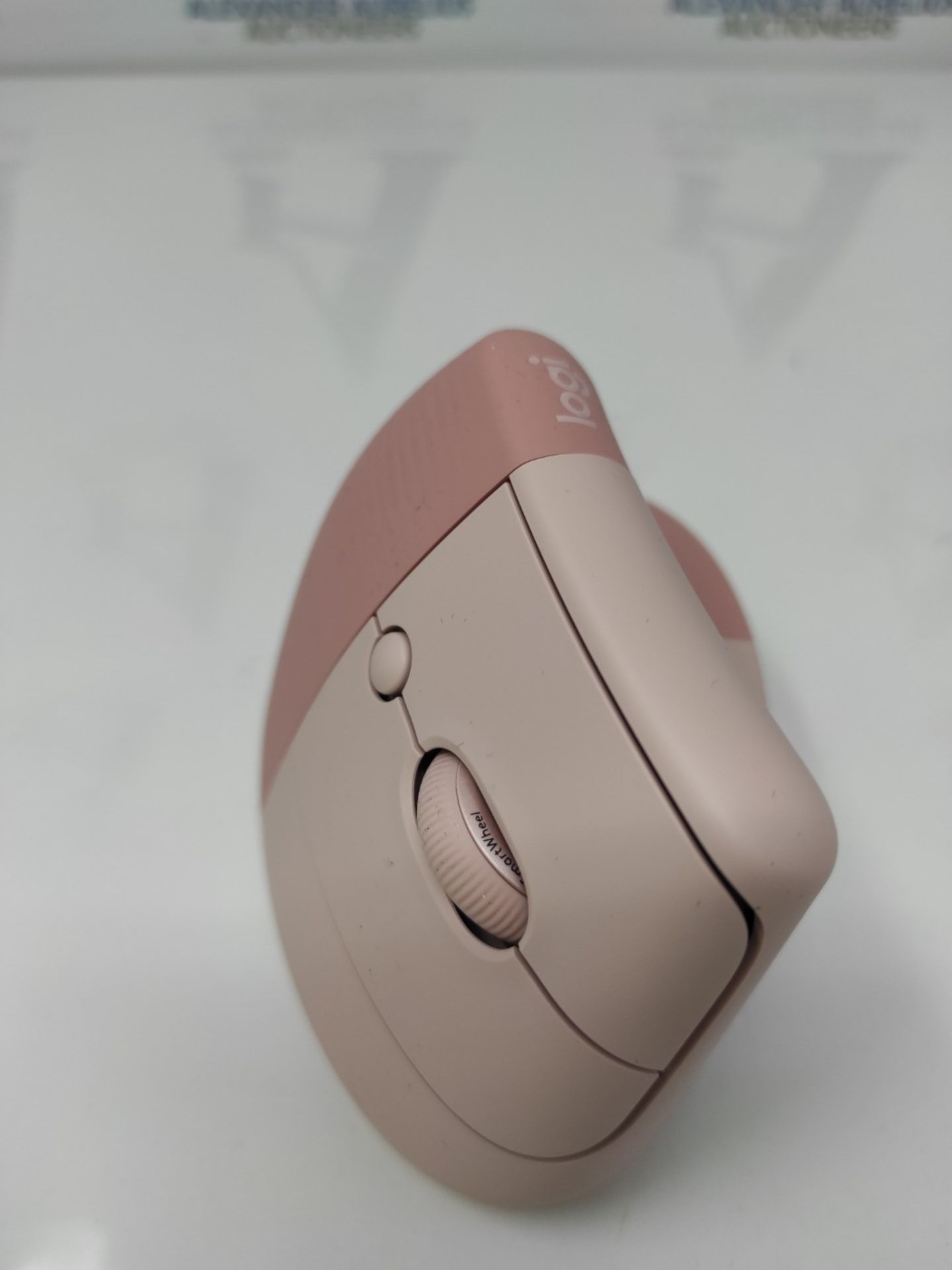 RRP £64.00 Logitech Lift Ergonomic Vertical Mouse, Wireless, Bluetooth or USB receiver Logi Bolt, - Image 3 of 3