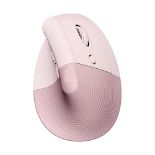 RRP £64.00 Logitech Lift Ergonomic Vertical Mouse, Wireless, Bluetooth or USB receiver Logi Bolt,