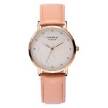 Orphelia Fashion Women's Analog Watch Petal Blossom with Leather Strap, Pink