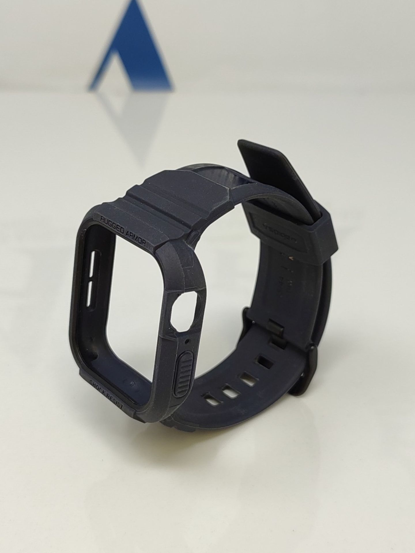 Spigen Rugged Armor Pro case with strap Compatible with Apple Watch Series 9/8/7(45mm) - Image 3 of 3