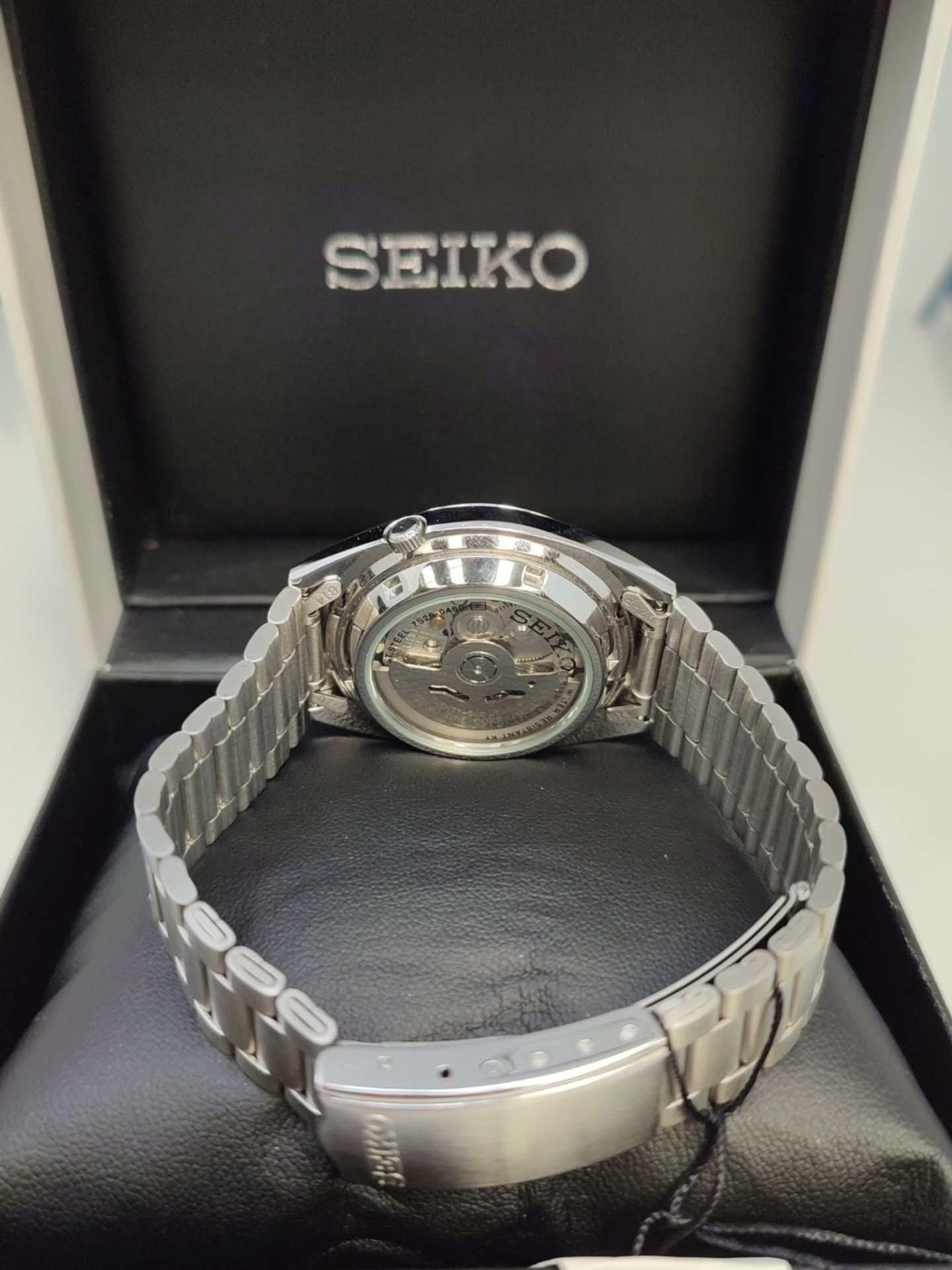 RRP £181.00 Seiko Analog Automatic Watch Unisex Adult with Stainless Steel Strap SNXS79 - Image 3 of 3