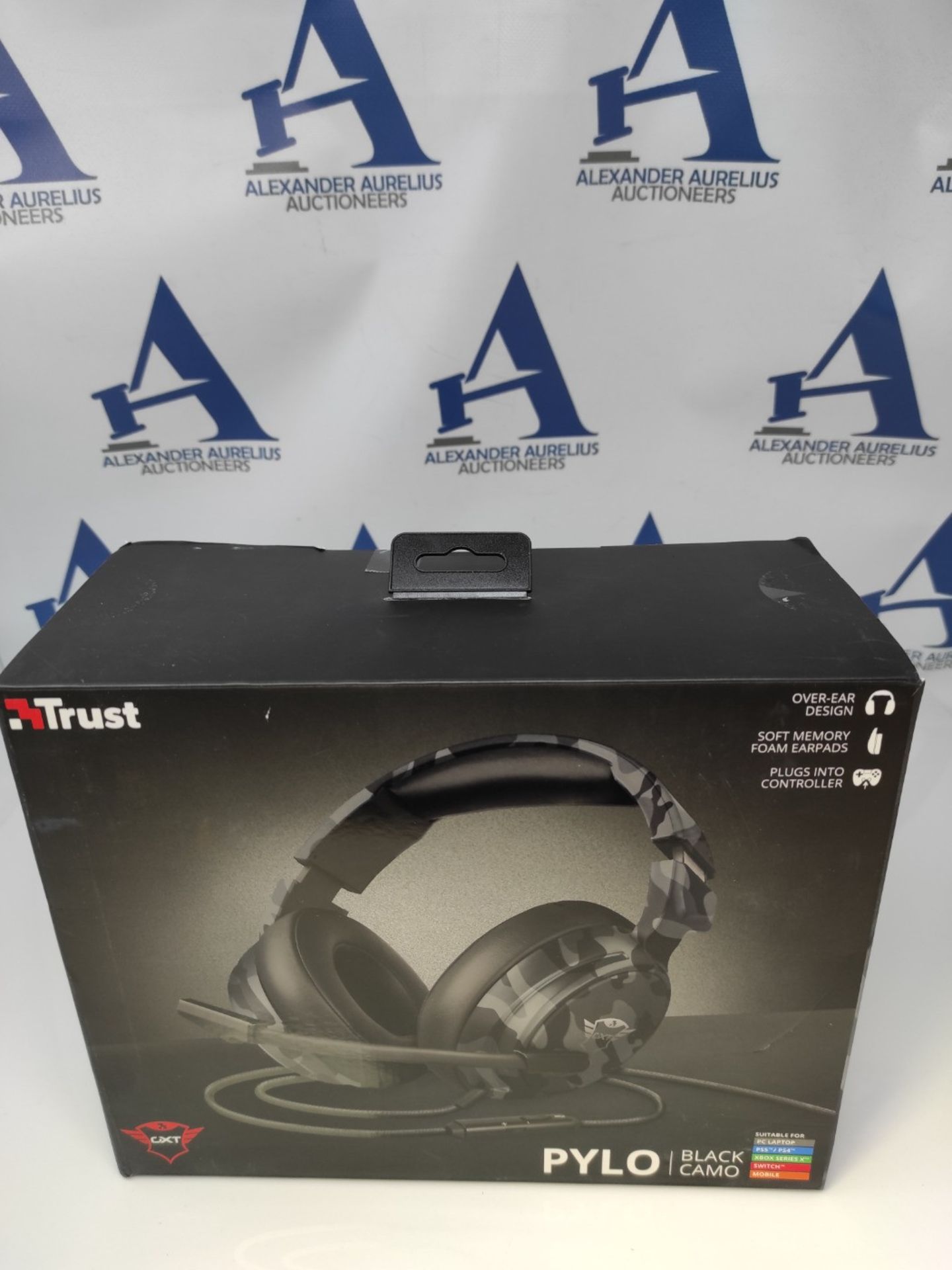 Trust Gaming GXT 433K Pylo Gaming Headset with Retractable Microphone, 50mm Drivers, 3 - Image 2 of 3