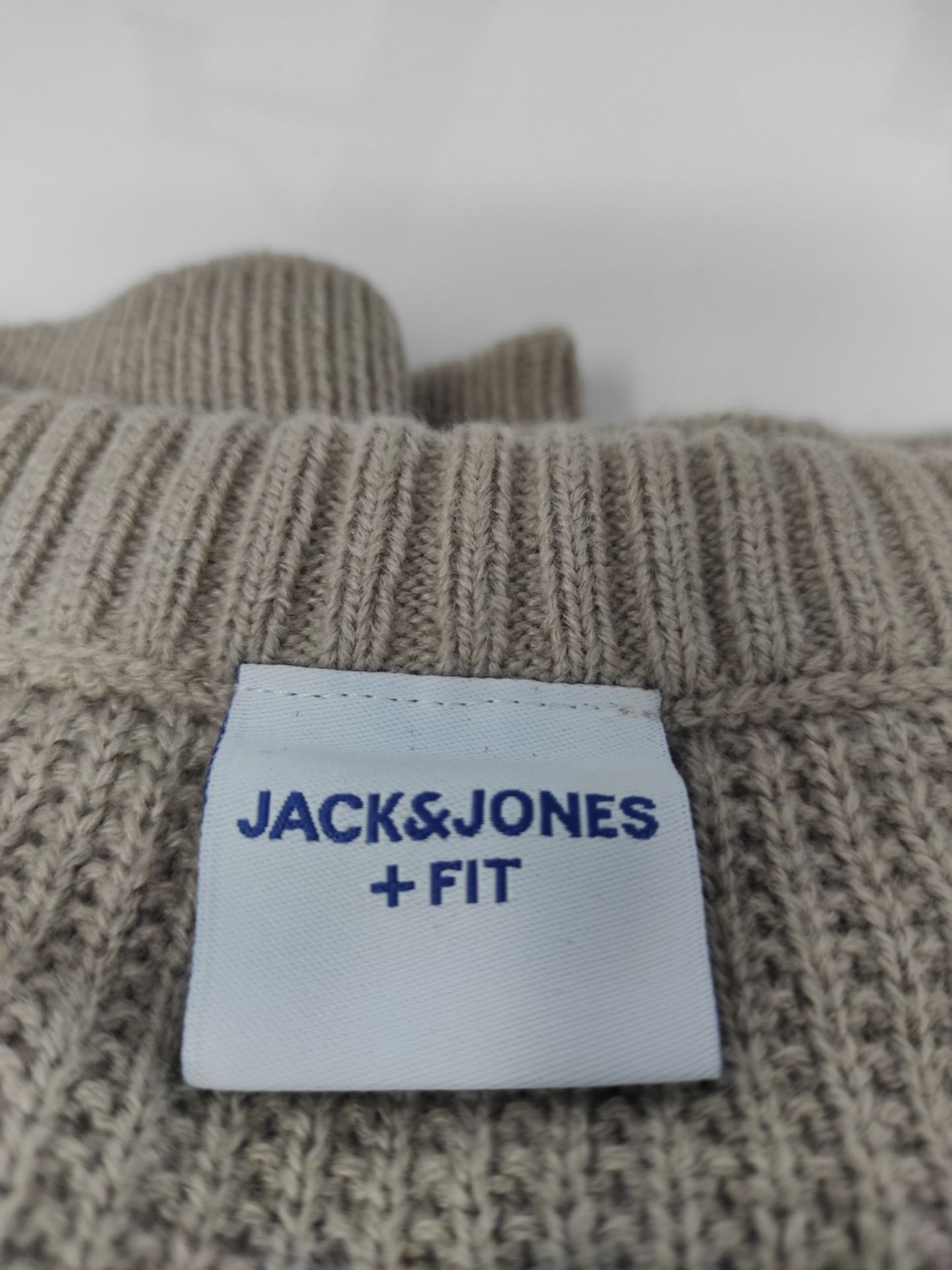 JACK&JONES PLUS Jorkyle Knit Crew Neck Plus Knitted Sweater, Atmosphere, XXXL Men - Image 3 of 3