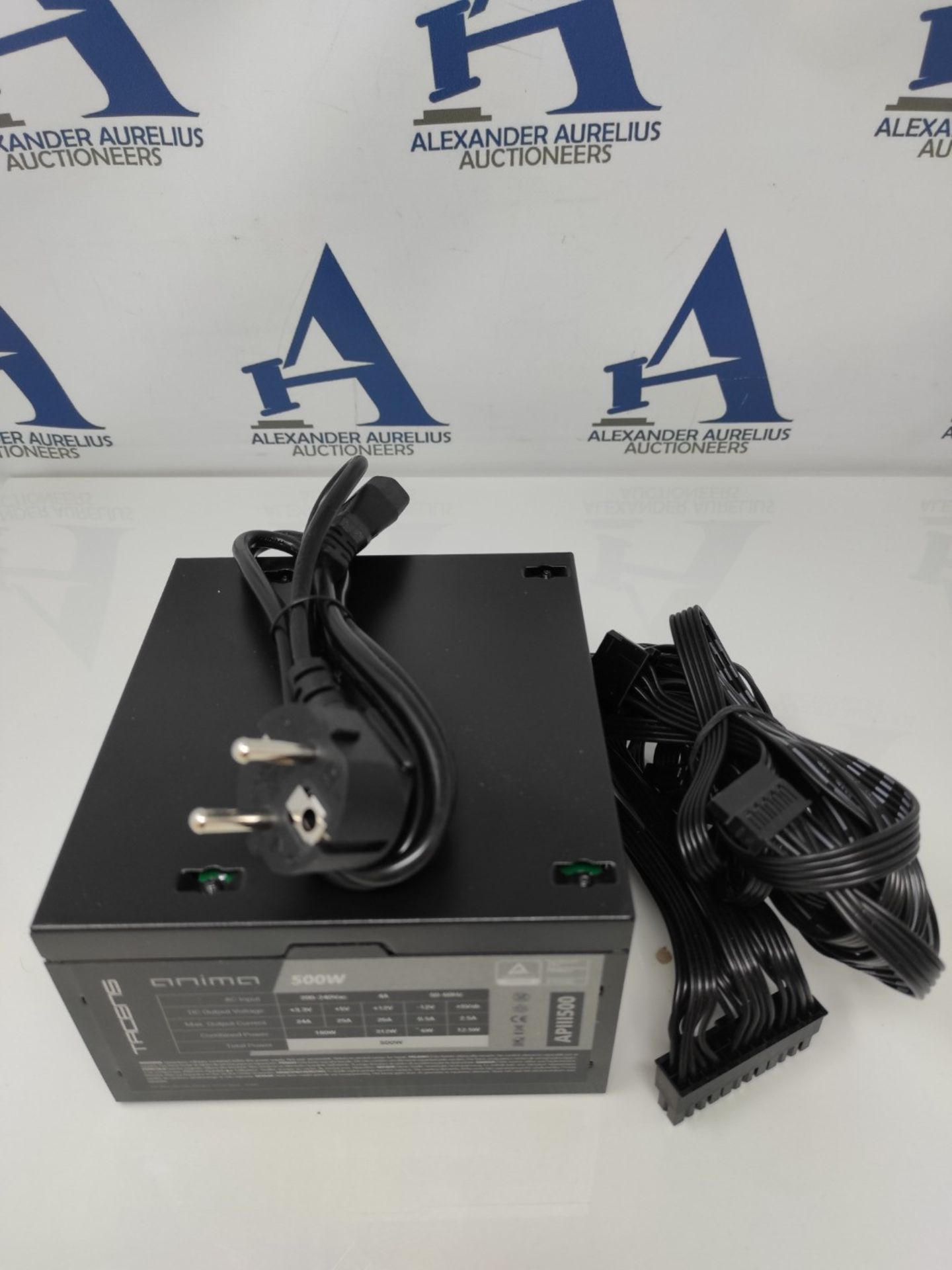 Tacens Anima APIII500, PC Power Supply ATX 500W, 85% Bronze 12V SMD Technology, Ultra- - Bild 2 aus 2