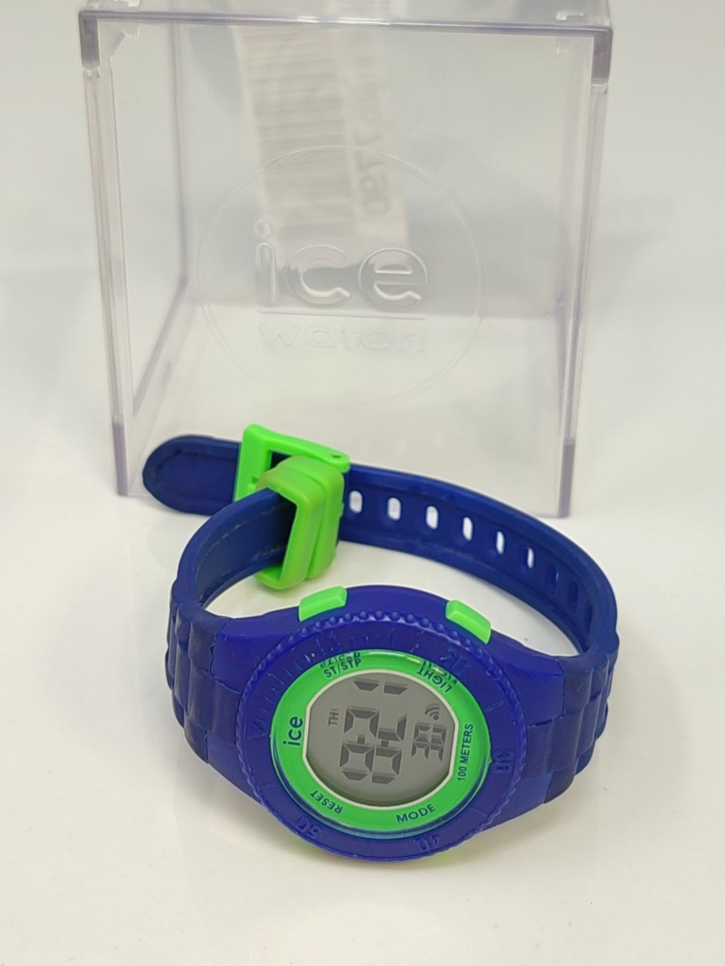 RRP £59.00 ICE-WATCH - Ice Digit Dino - Blue Watch for Boys with Plastic Strap - 021006 (Extra Sm - Image 2 of 3