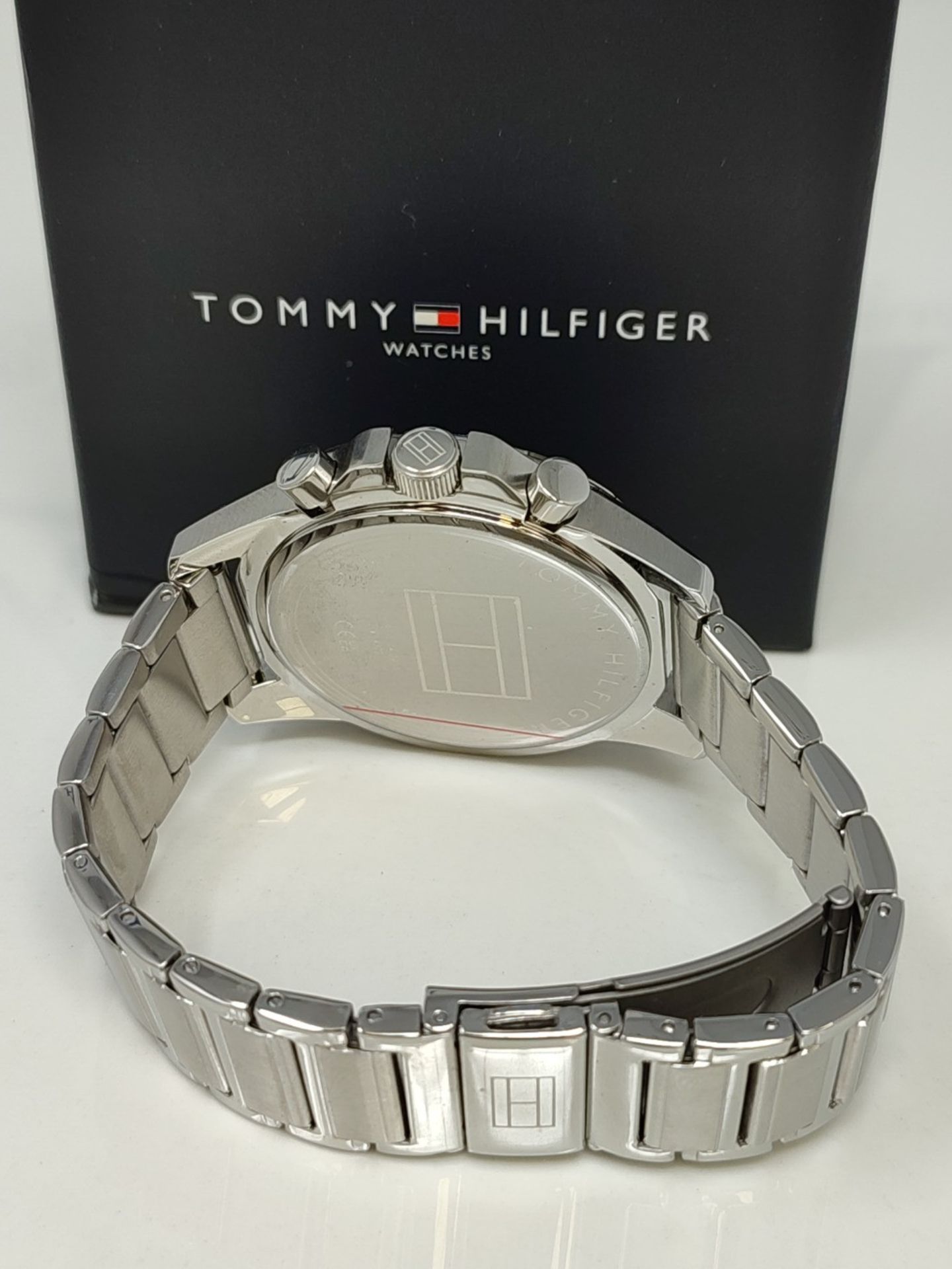 RRP £126.00 Tommy Hilfiger Multi Dial Quartz Watch for Men with Silver Stainless Steel Bracelet - - Image 3 of 3