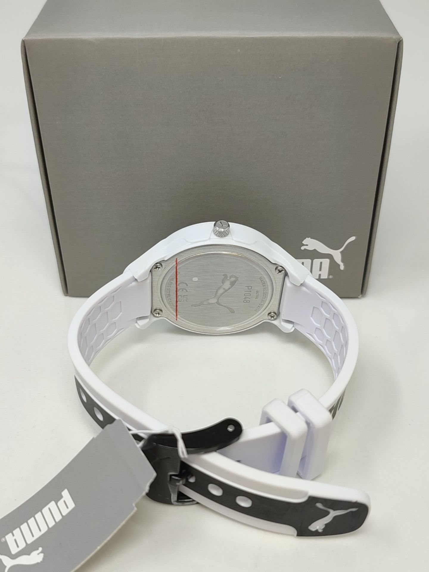 Puma women's watch Reset V2, three-hand movement, 36mm white polycarbonate case with p - Image 3 of 3